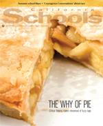 Summer 2009 cover scan: Apple pie with a slice already cut out