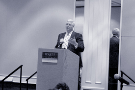 Scott Hill addresses CSBA's Legislative Action Conference